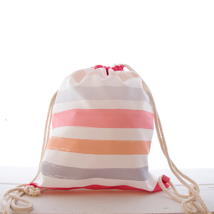 Mochila de Cordões Small 27x37 Stripes