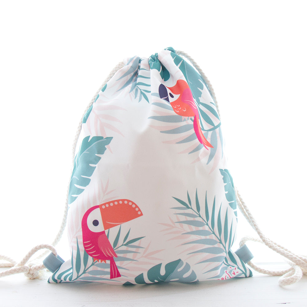 Mochila de Cordões Small 27x37 Tropical Tucano