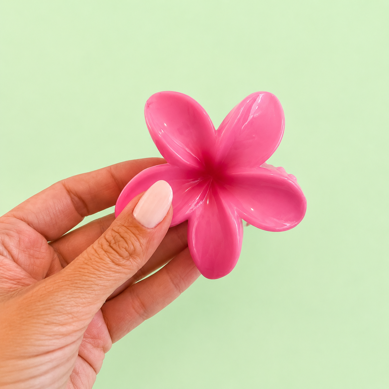 Mola de cabelo Big FLOR ROSA