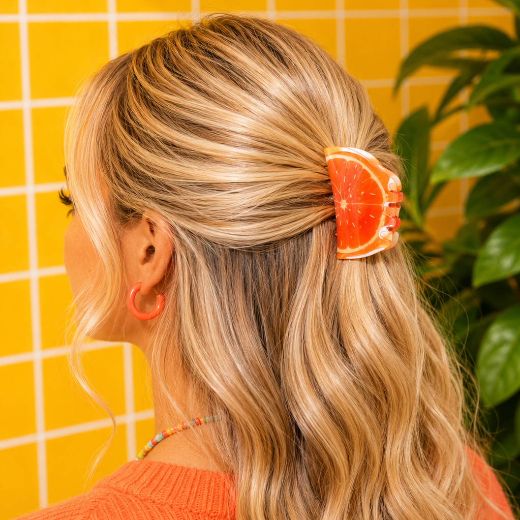 Mola de cabelo Small LARANJA