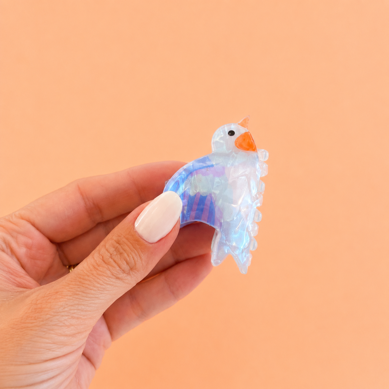Mola de cabelo Small BLUE BIRD