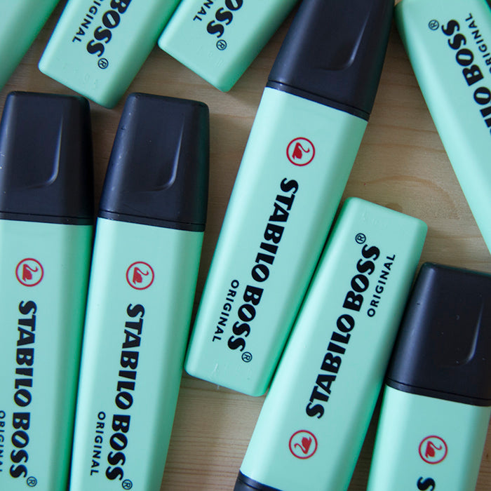 Marcador Stabilo Boss Pastel Verde