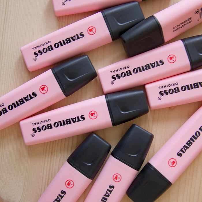 Marcador Stabilo Boss Pastel Rosa