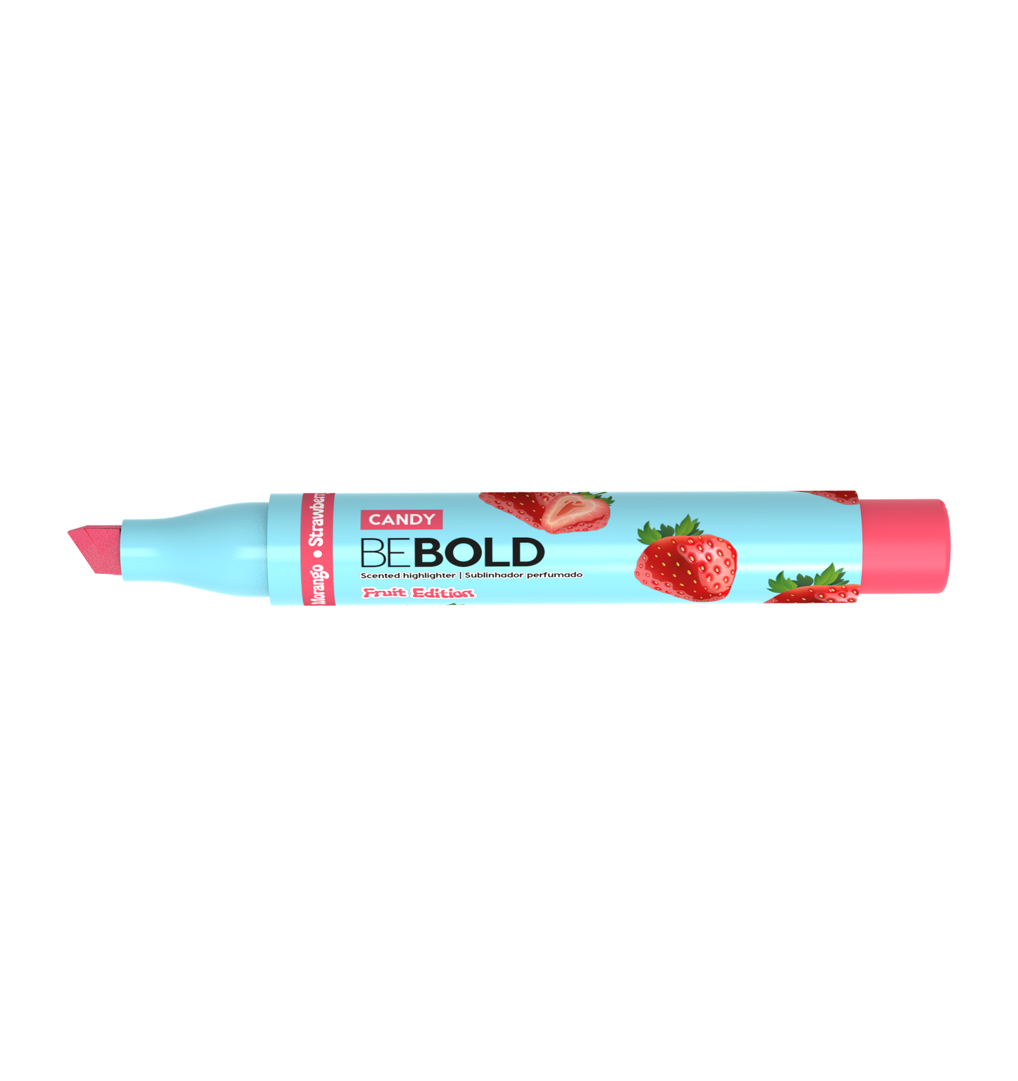 Marcador Bebold Perfumado Red Candy Morango
