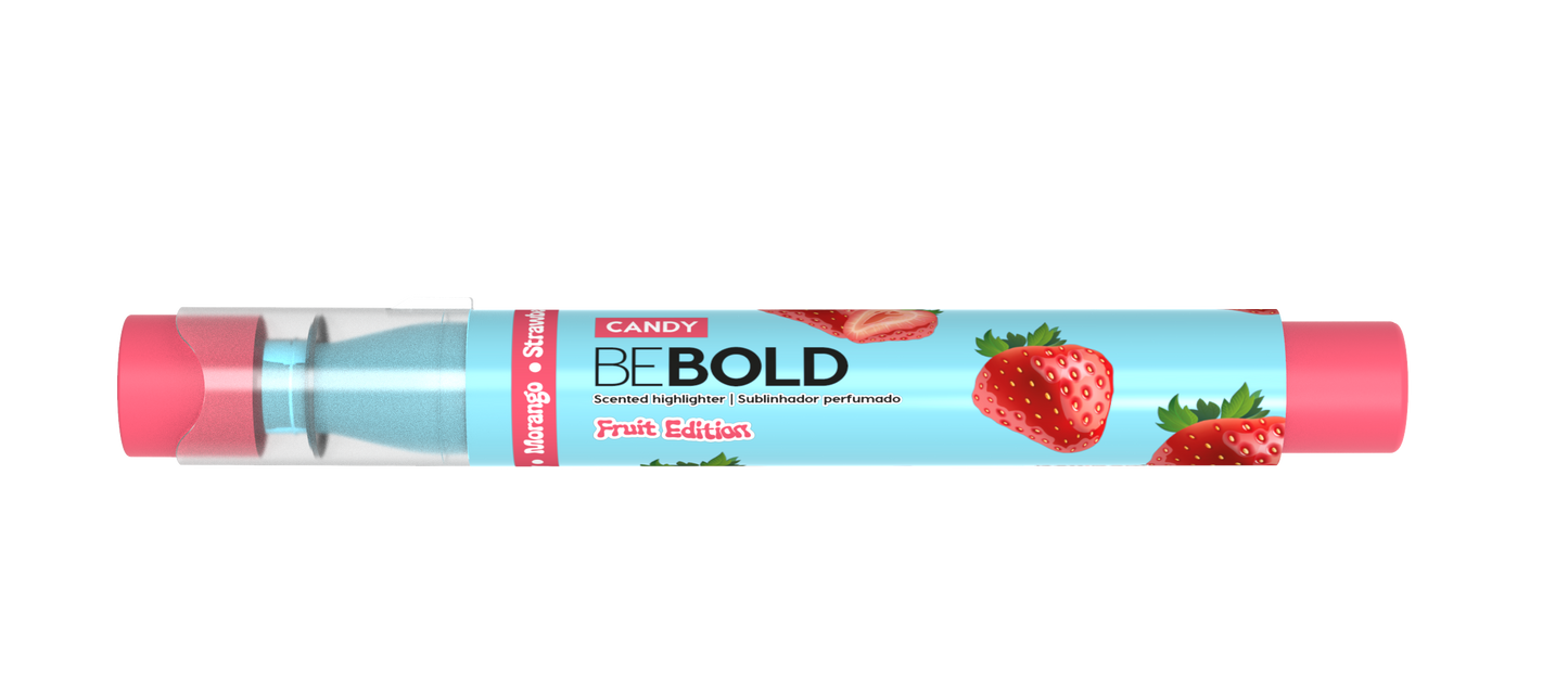 Marcador Bebold Perfumado Red Candy Morango