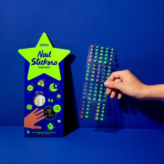 Adesivos de Unhas - Nail Stickers GLOW PARTY