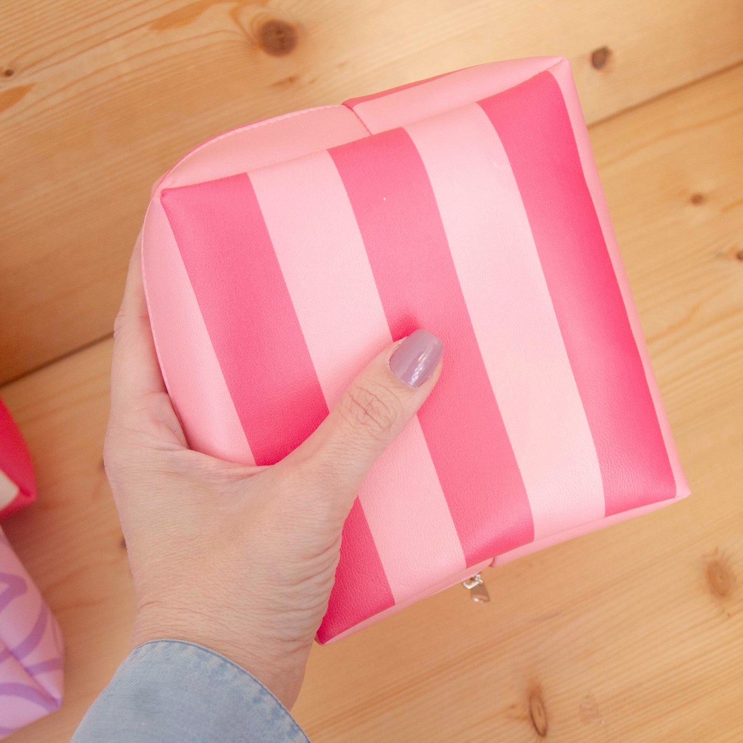 Nécessaire Napa 16 x 14 cm Pink Stripes