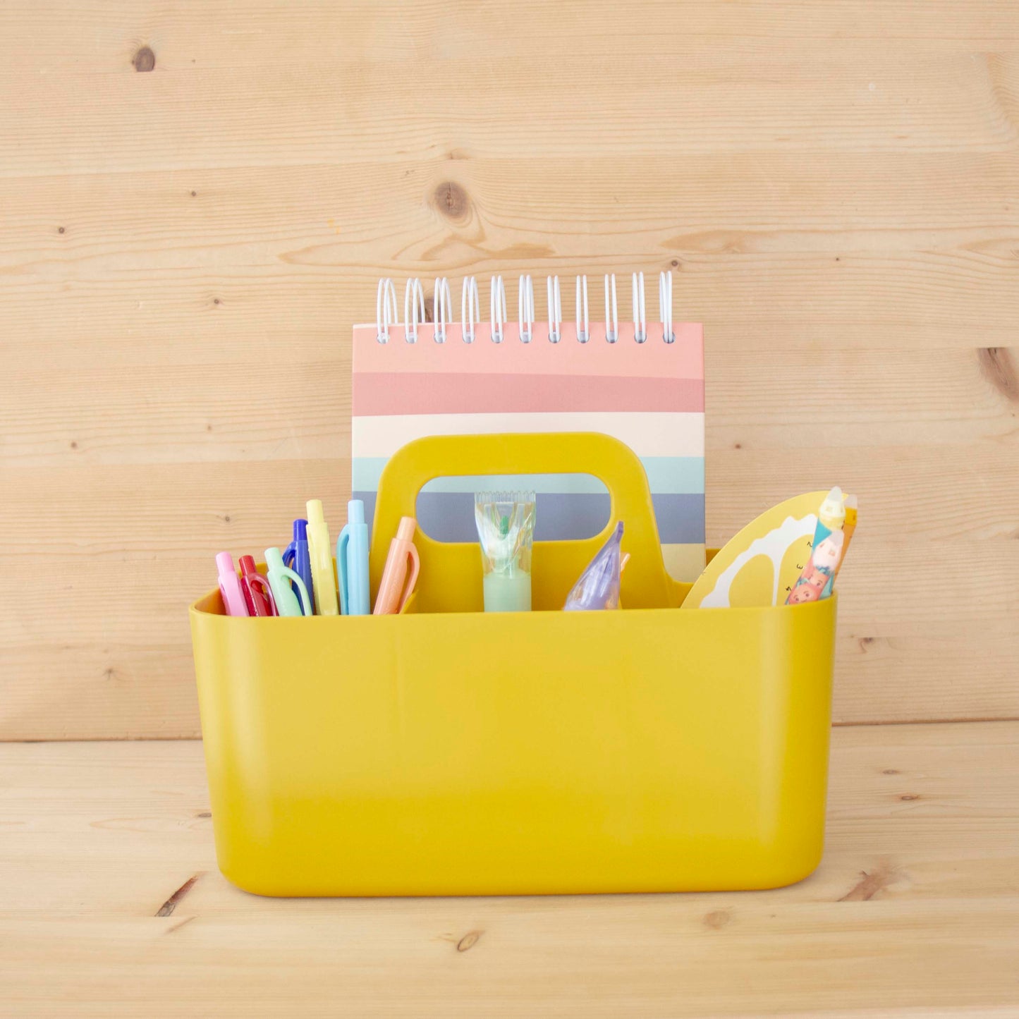 Organizador de mesa Porta Compact Amarelo