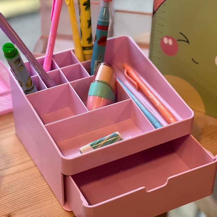 Organizador de mesa Mini Pastel Lilás