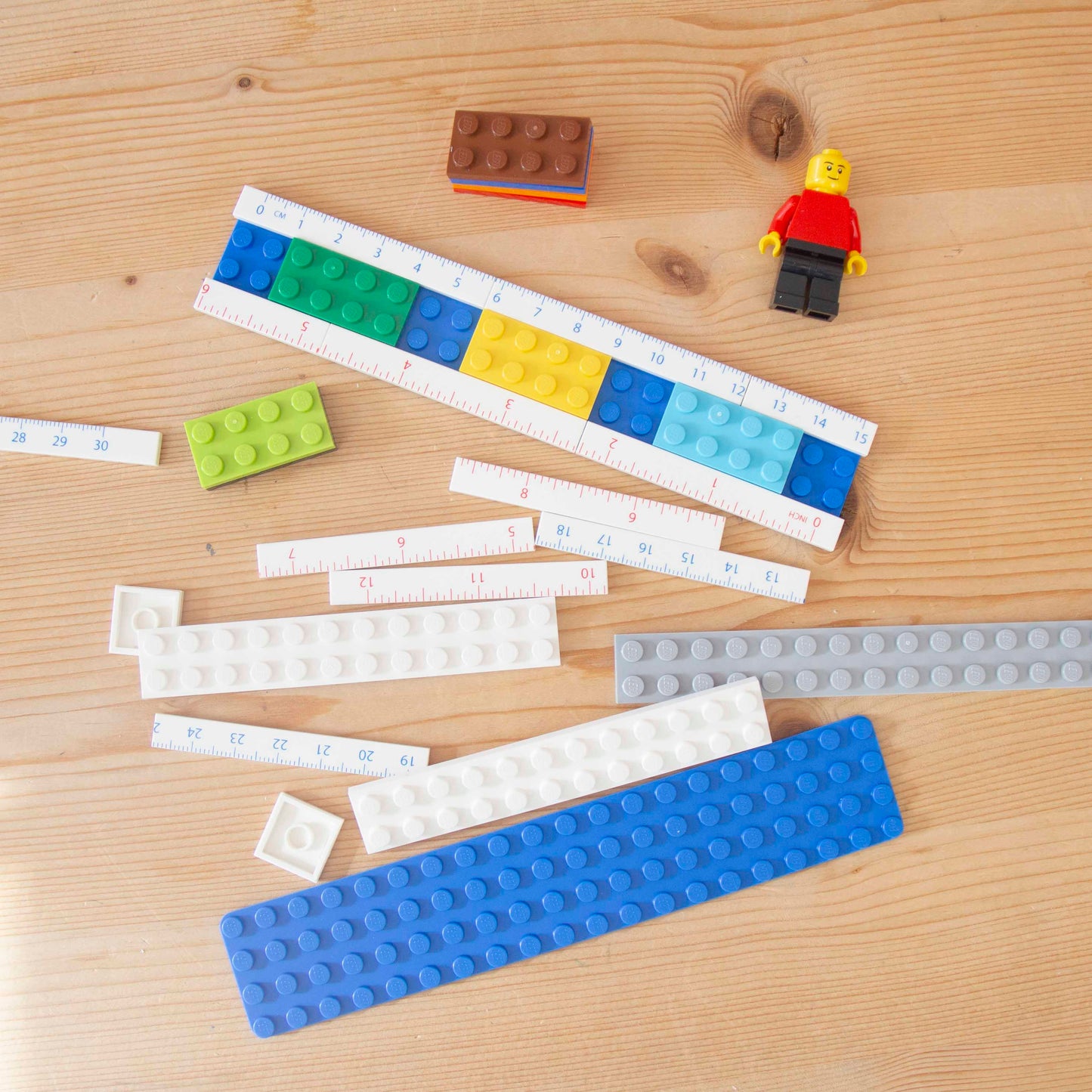 Régua 15 e 30 cm LEGO