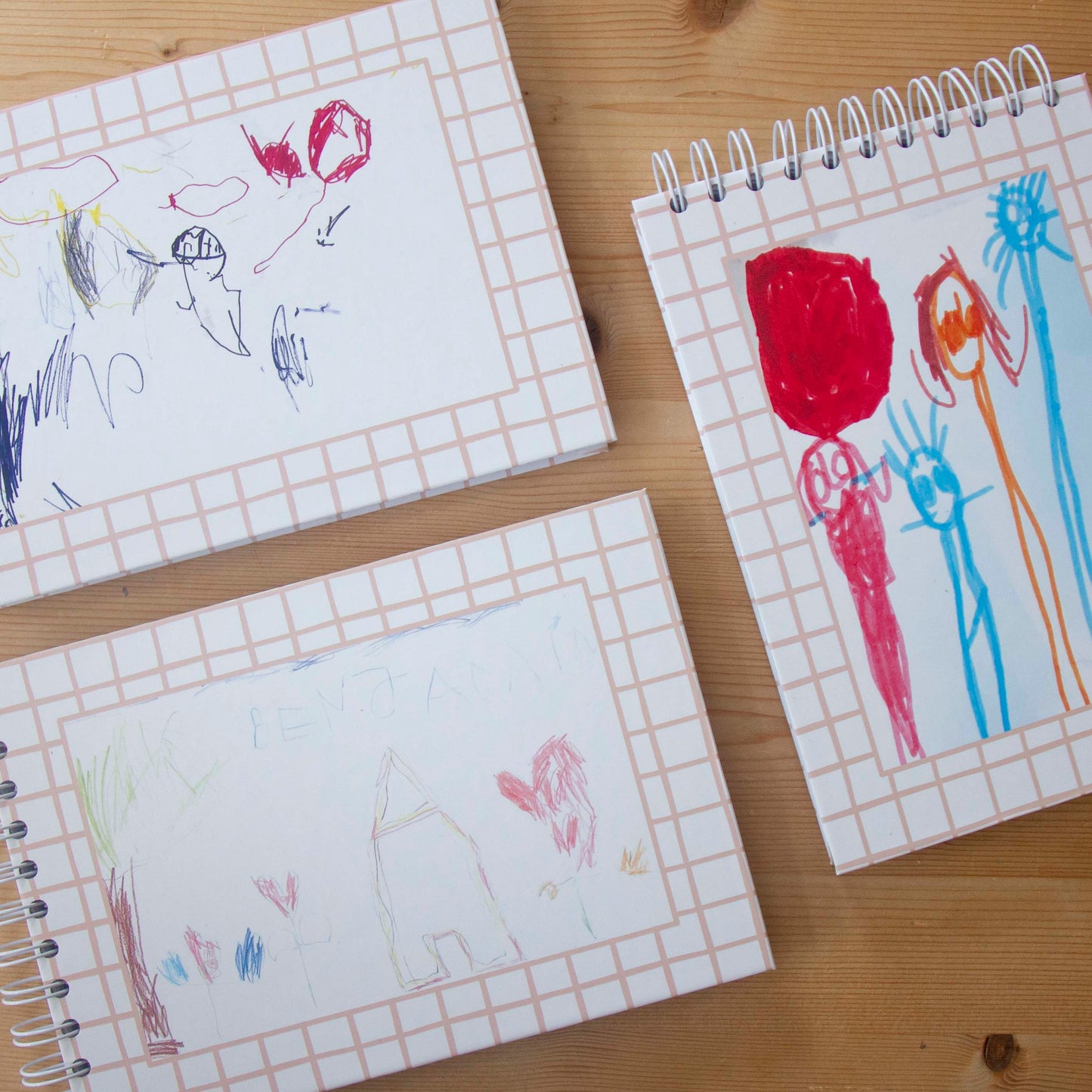 Caderno A5 Argolas PERSONALIZADO! :) Pequenos Artistas