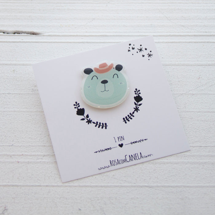 Pin Urso Azul