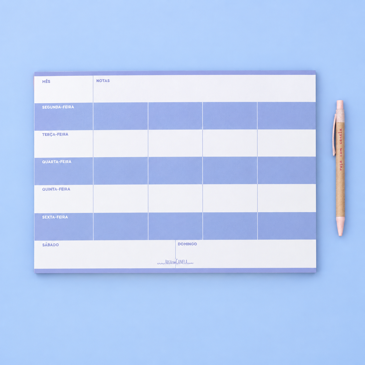 Planner A4 Azul