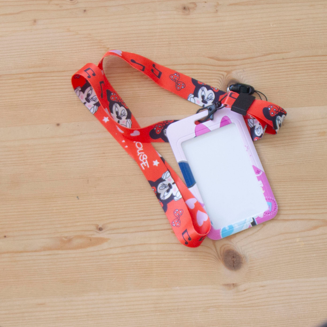 Fita Porta Cartões MINNIE ROSA