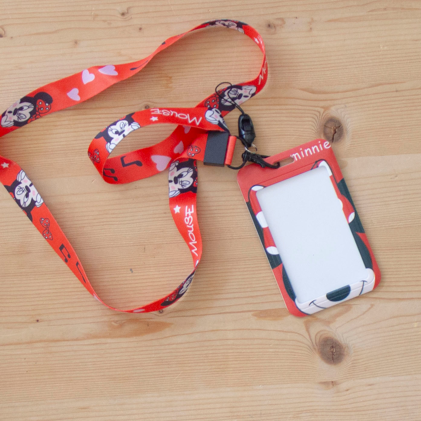 Fita Porta Cartões MINNIE VERMELHA