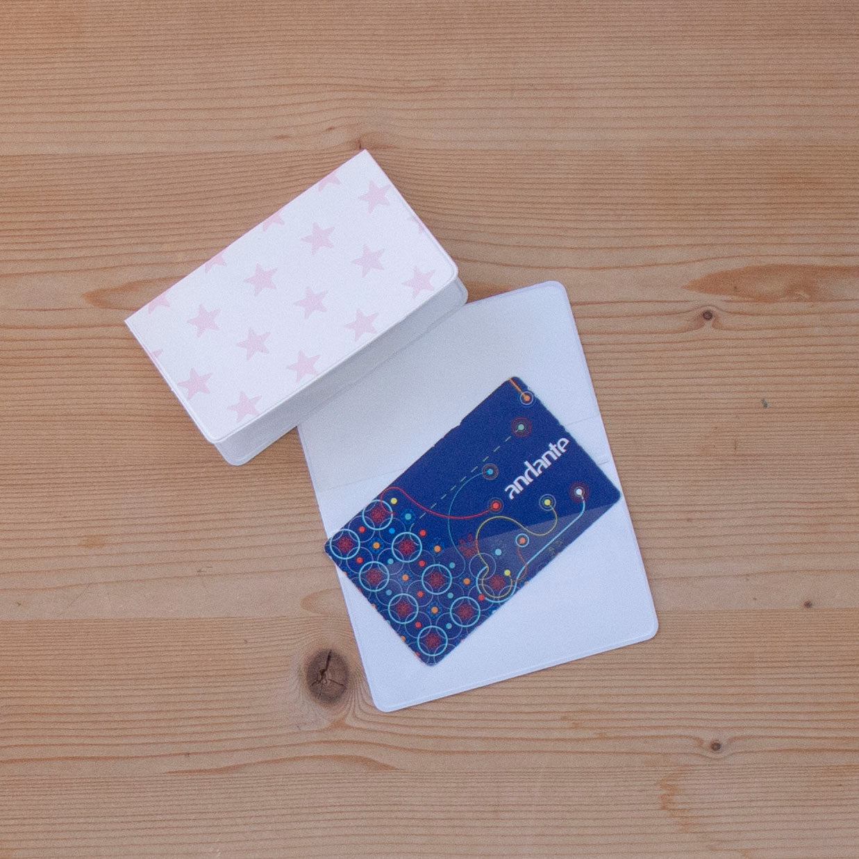 Porta Cartões Napa 6 x 9 cm FLOWERS STARS