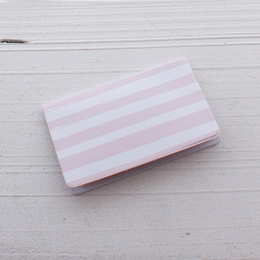 Porta Cartões Napa 6 x 9 cm Pink Stripes