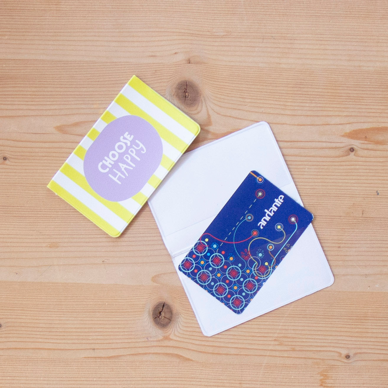 Porta Cartões Napa 6 x 9 cm YELLOW STRIPES