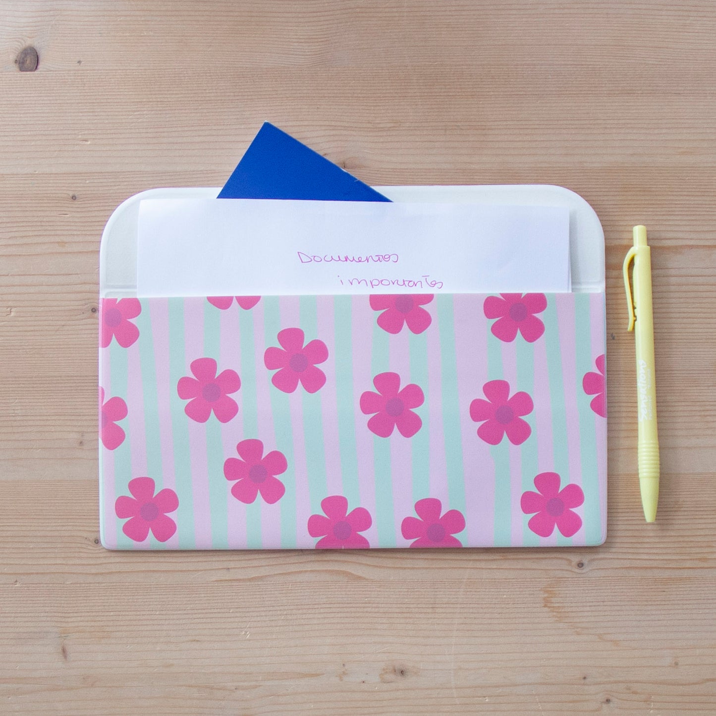 Porta Documentos Napa 24,5 x 13 cm FLOWER