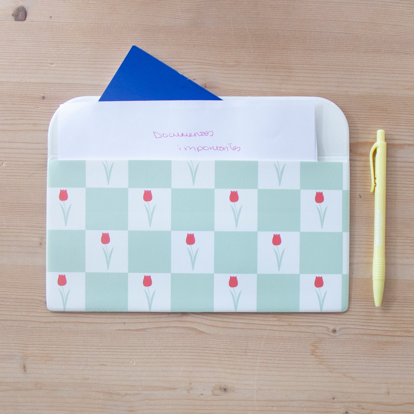 Porta Documentos Napa 24,5 x 13 cm TULIPS