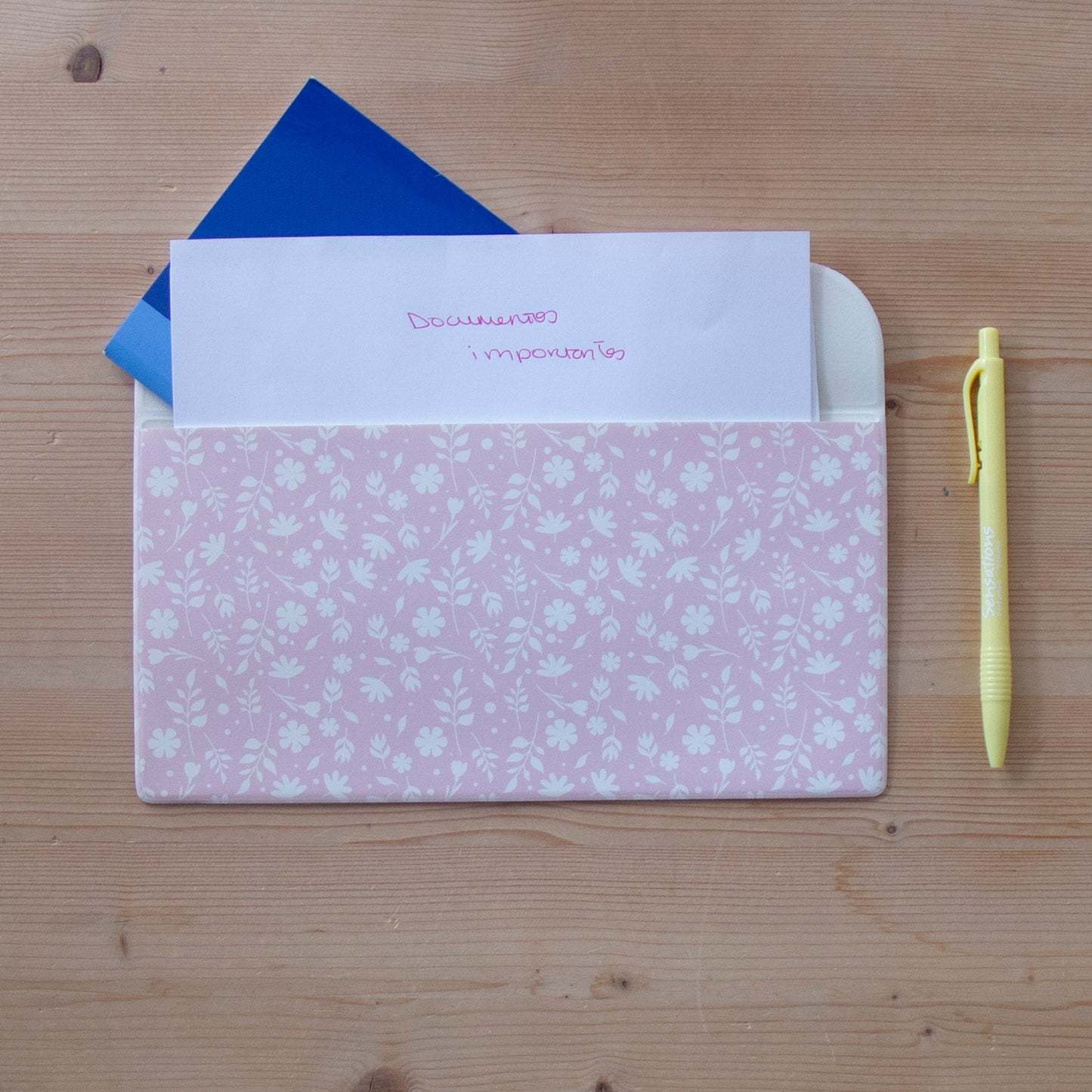 Porta Documentos Napa 24,5 x 13 cm VINTAGE PINK