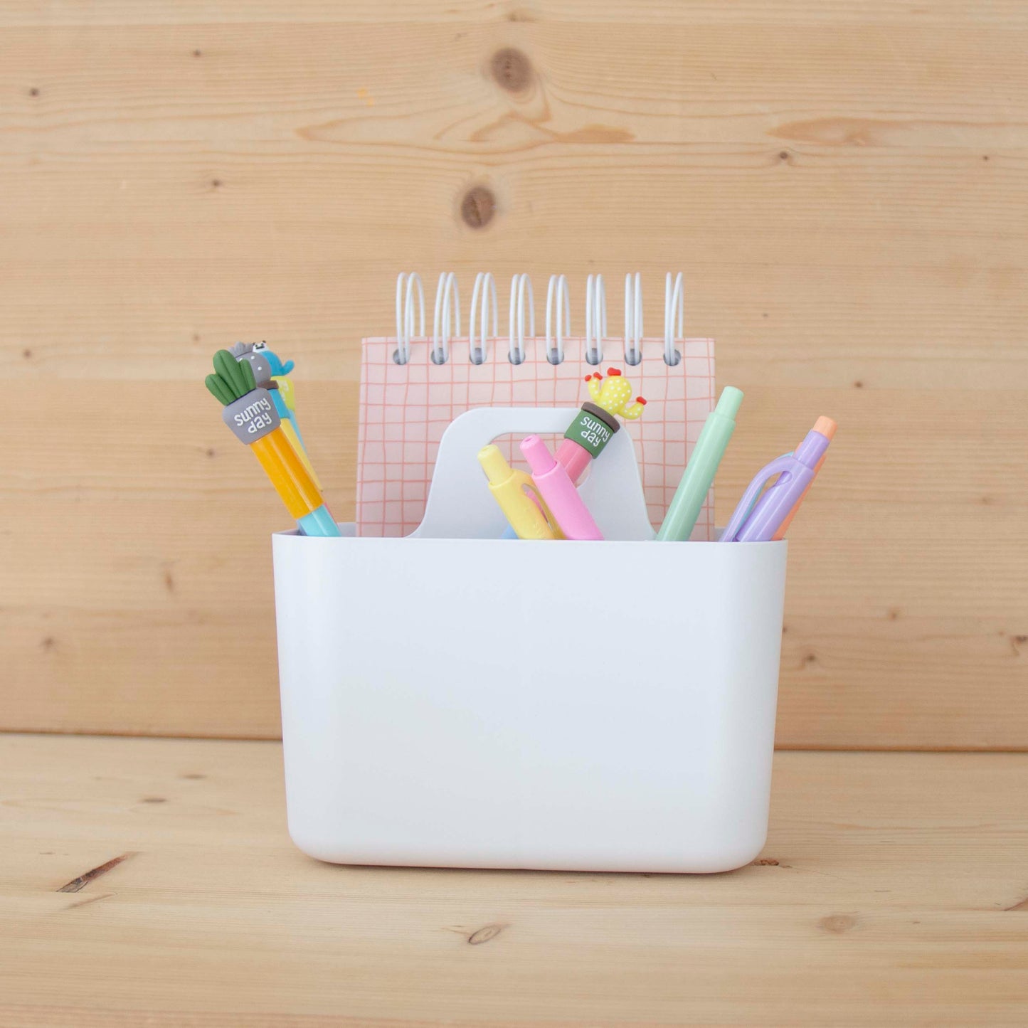 Organizador de mesa Porta Vita Mini Branco