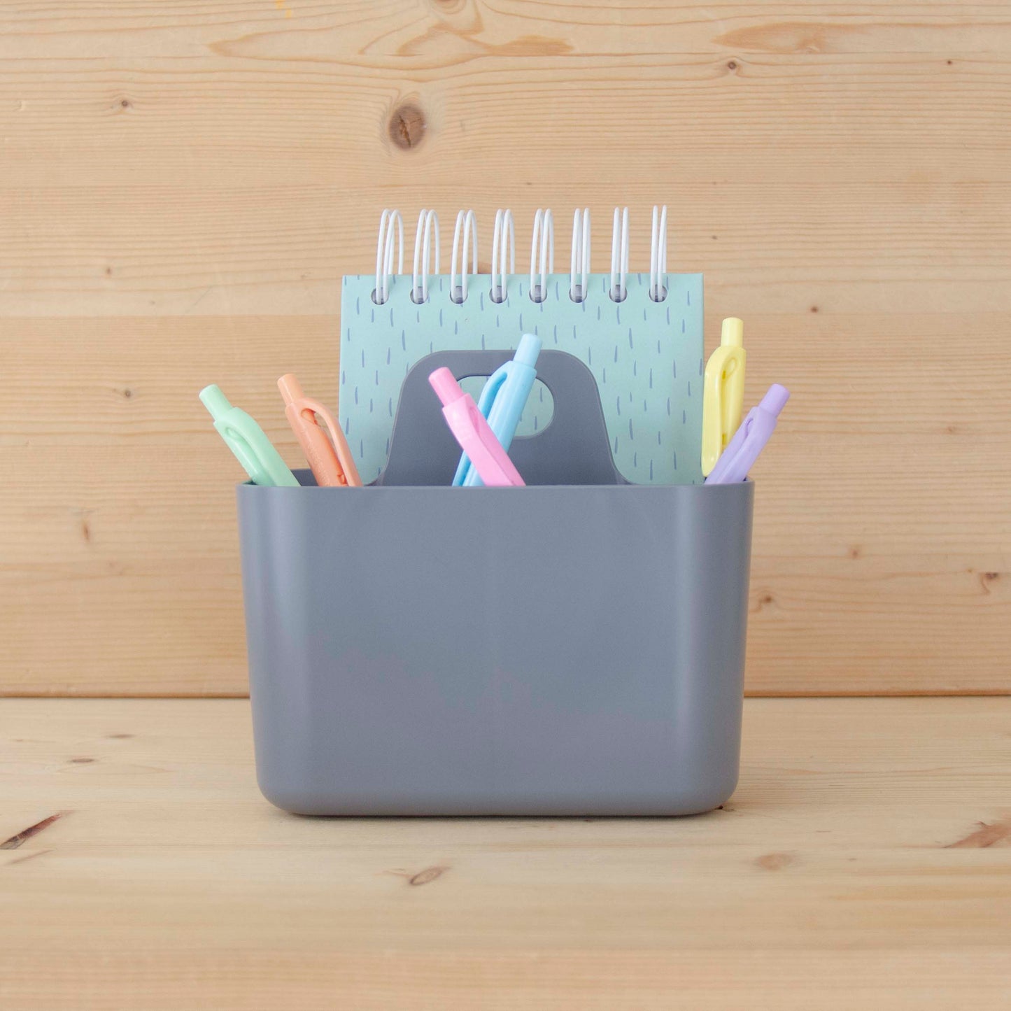 Organizador de mesa Porta Vita Mini Cinza