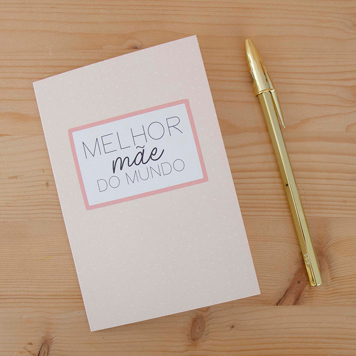 Postal Melhor Mãe do Mundo Rosinha