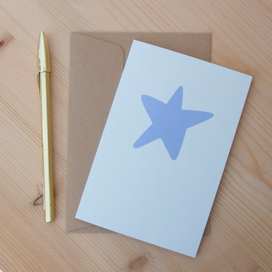 Postal Estrela Azul