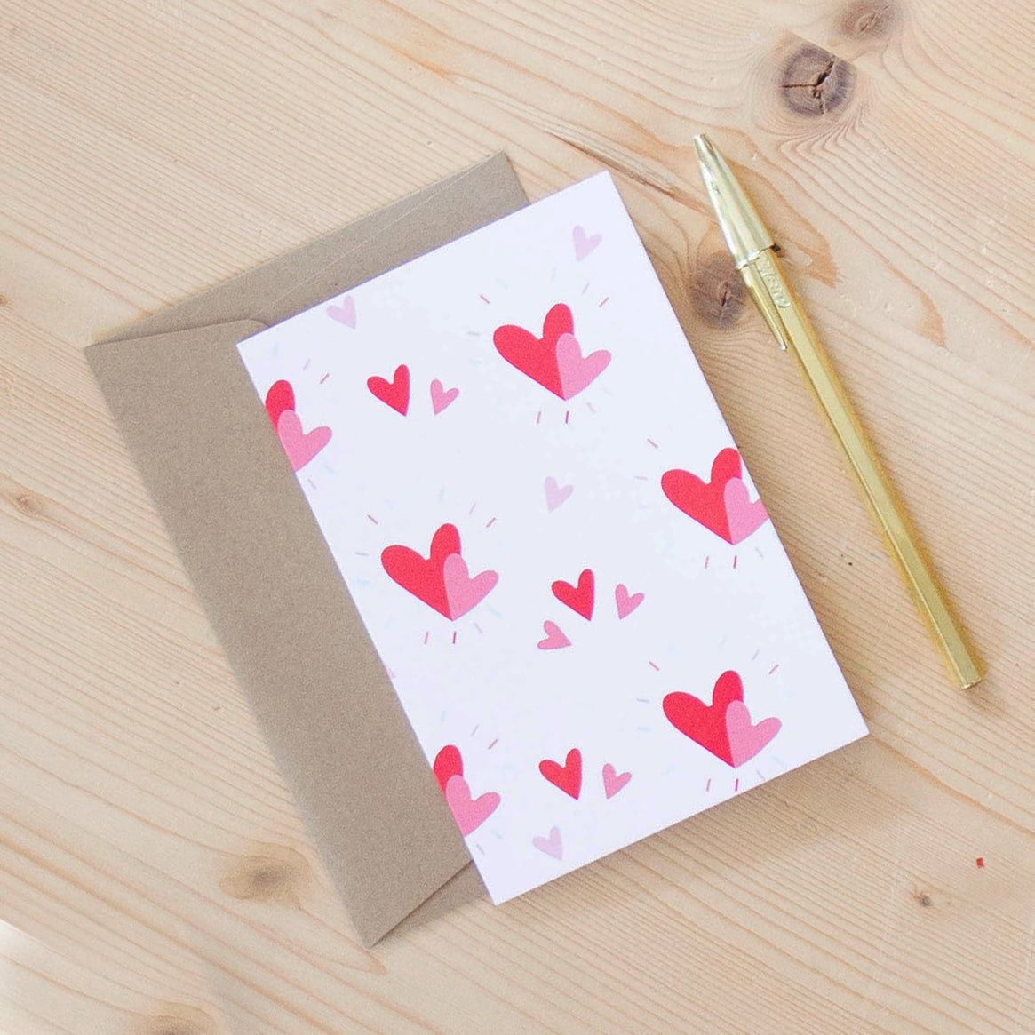 Postal Valentines Sweet Hearts