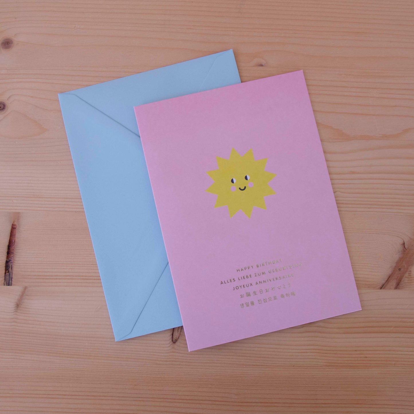 Postal Happy Birthday Sol