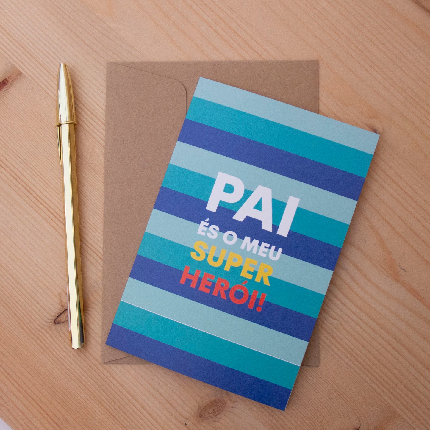 Postal Pai És o Meu Super Herói!