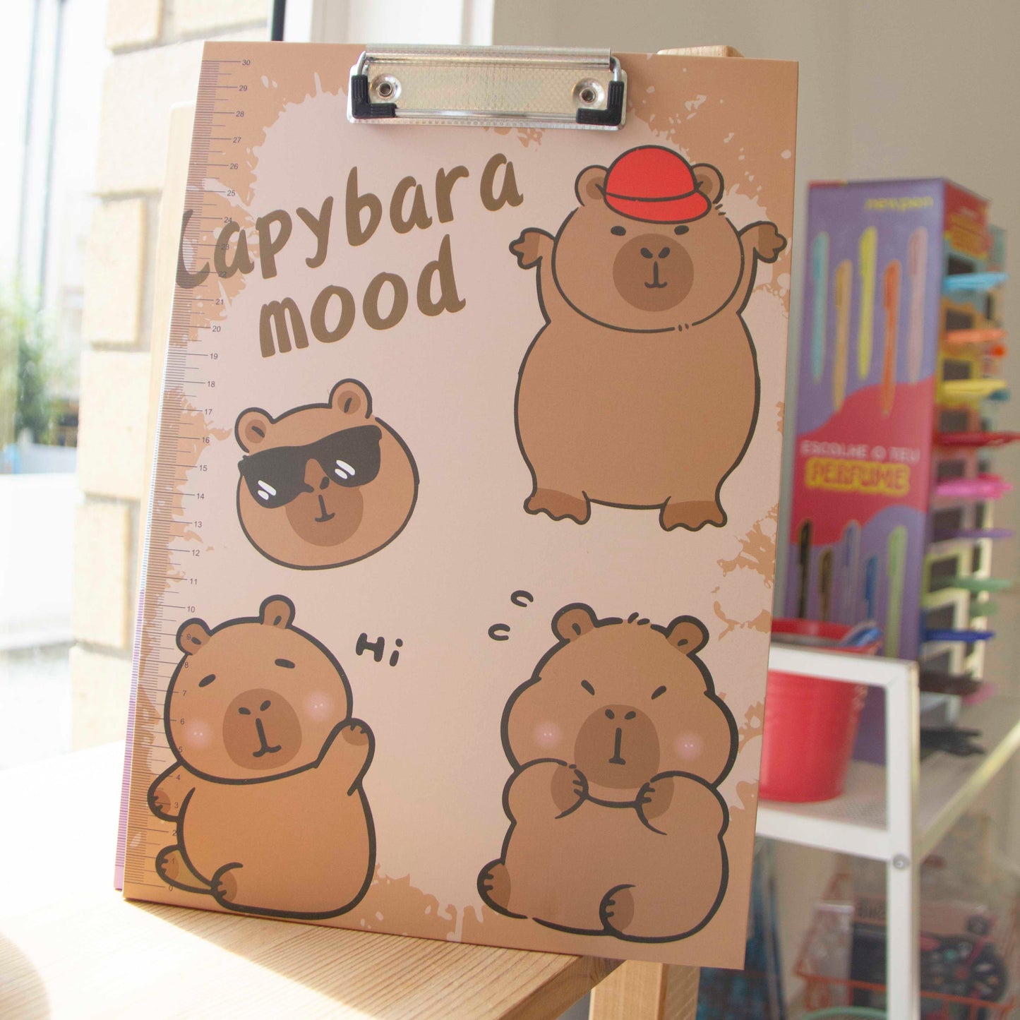 Prancheta A4 Capivara Mood