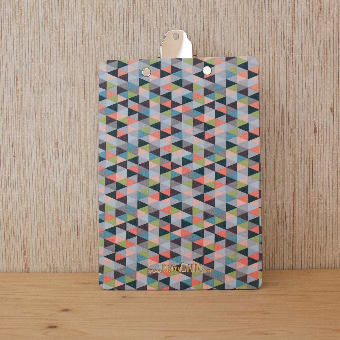 Prancheta A5 Tecido Triangles