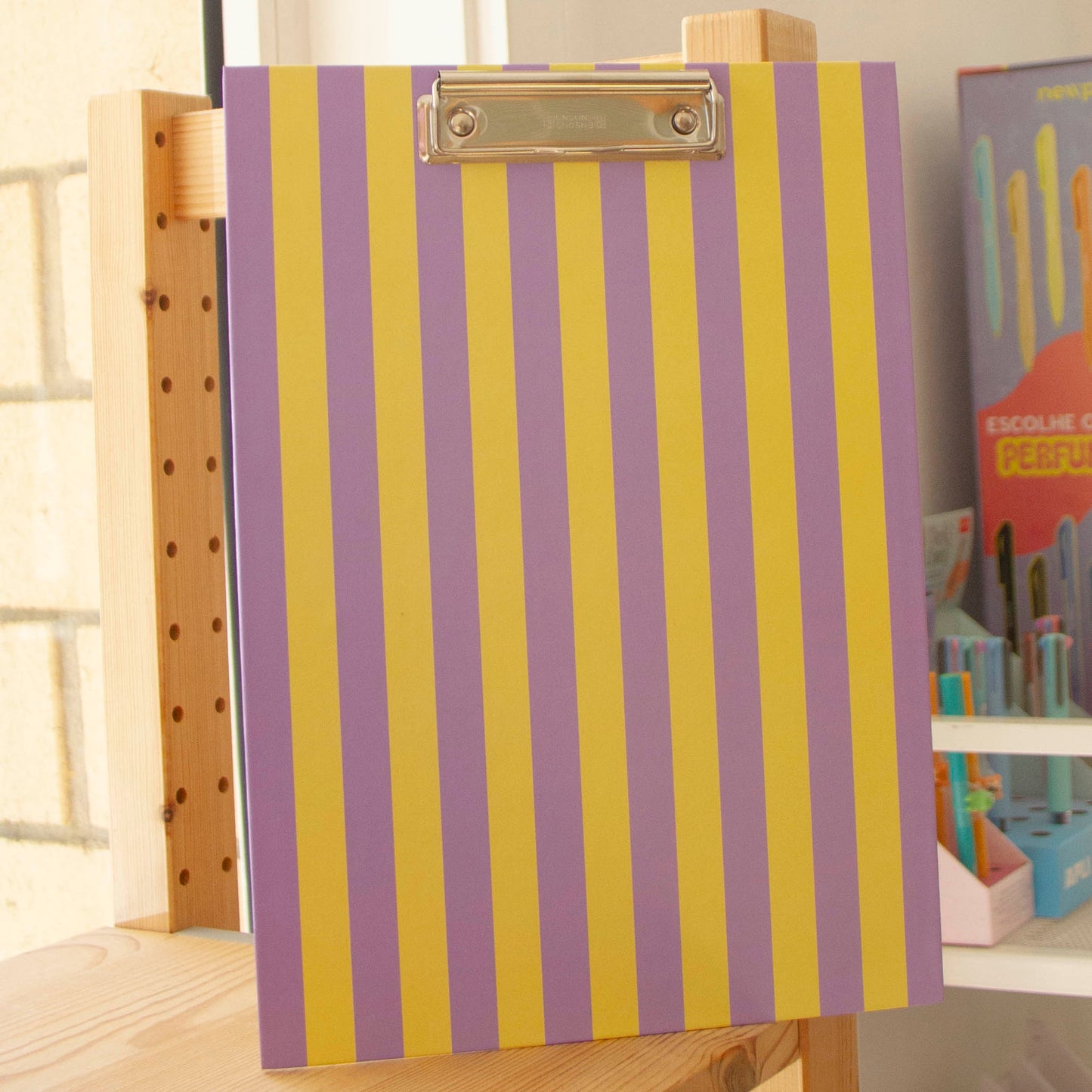 Prancheta A4 RCC STRIPES LAVANDA