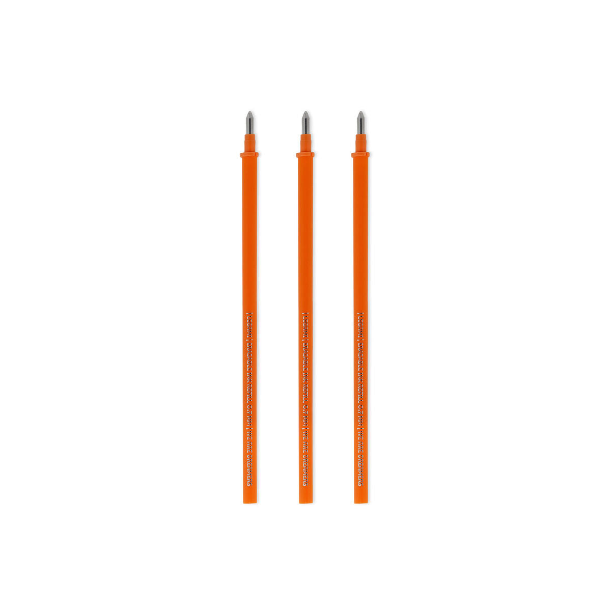 Kit 3 Recargas Caneta Apagável LARANJA (Legami, Farm, Artic e Cactus)