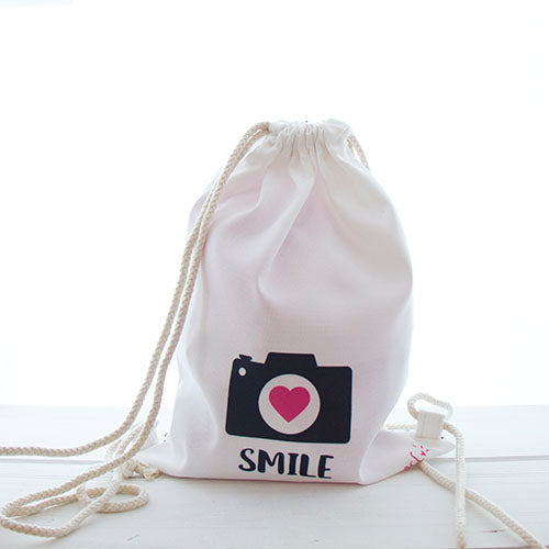 Mochila de Cordões Small 27x37 Smile