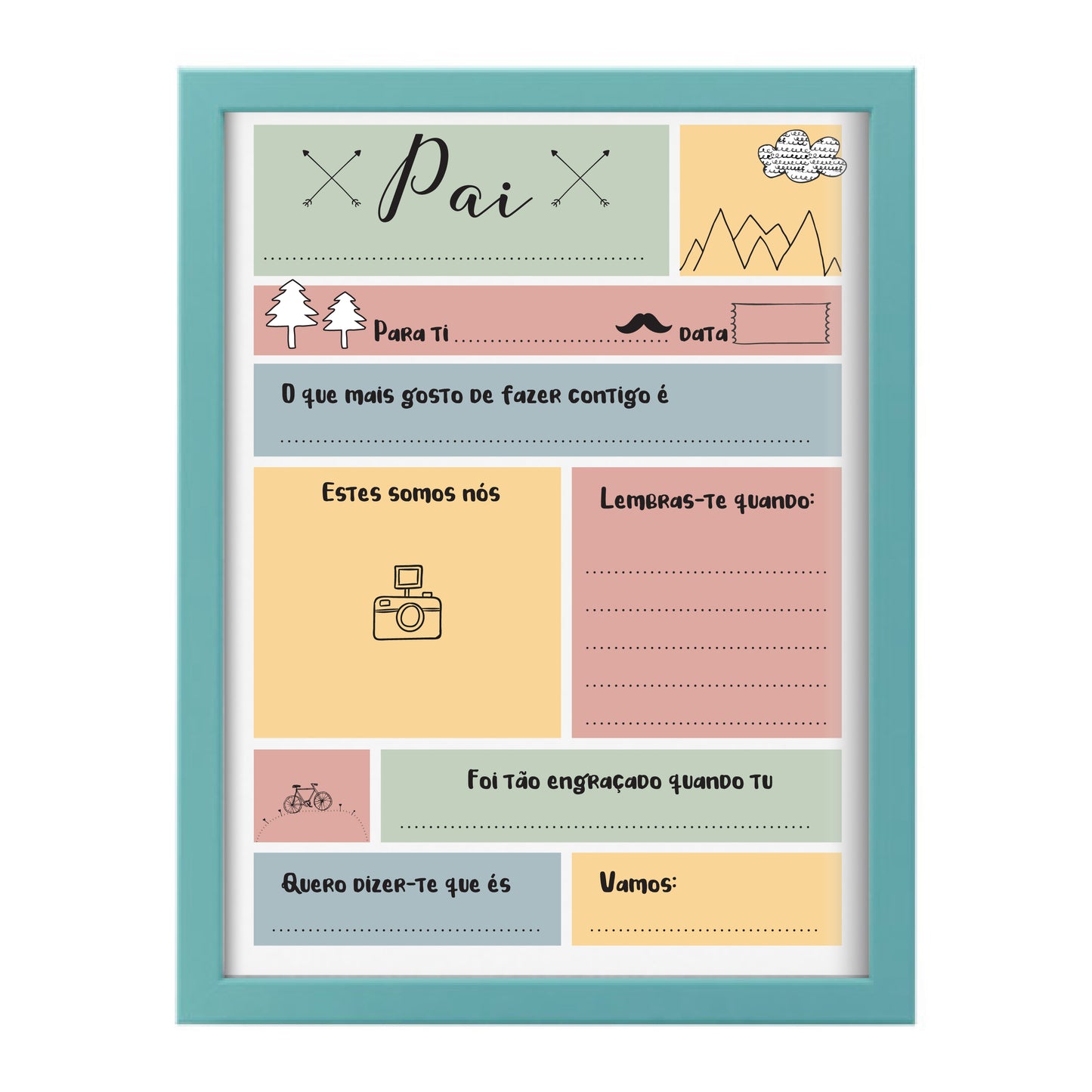Poster A3 interativo Pai Color