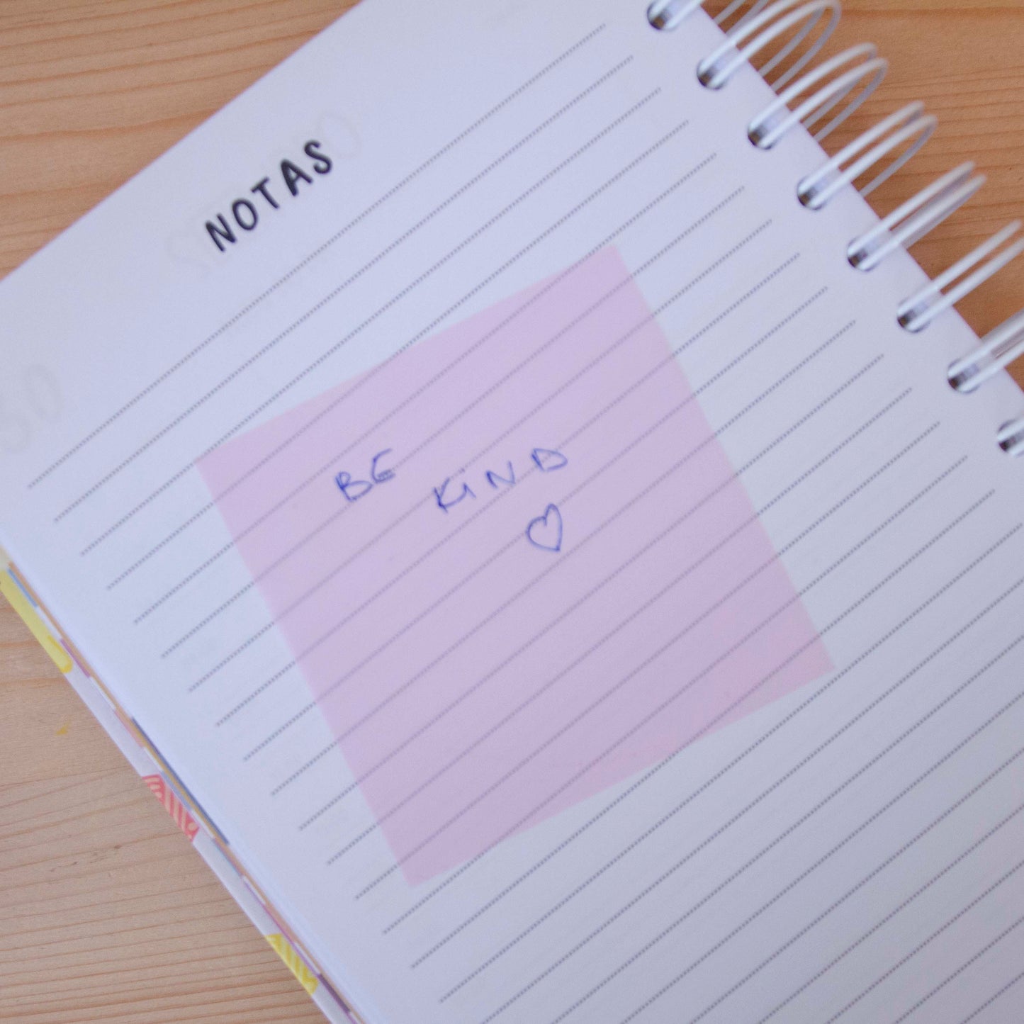 Sticky Notes (76x76 mm) Transparente Pastel Rosa