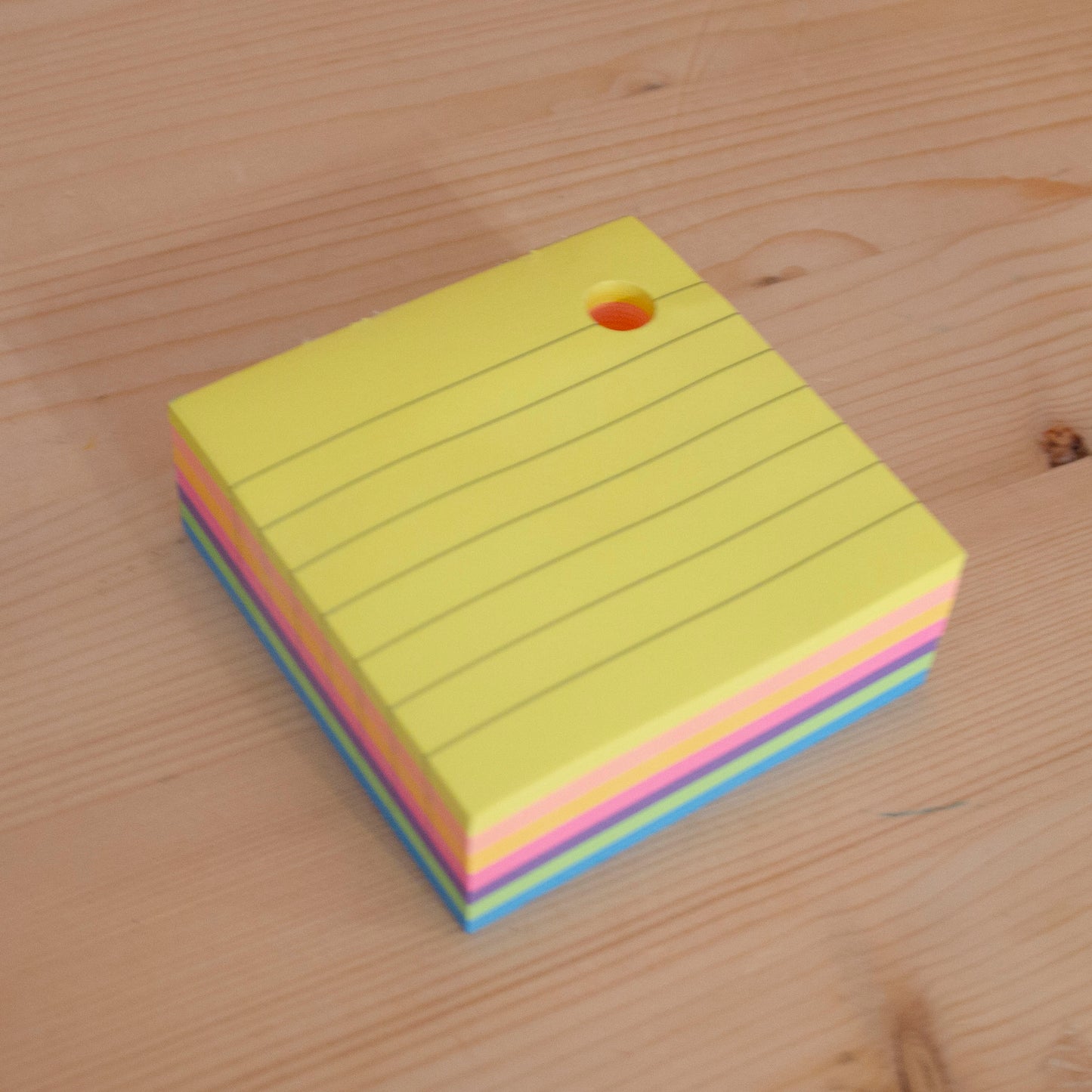Sticky Notes 280 folhas (76x76 mm) Pautado Colorido