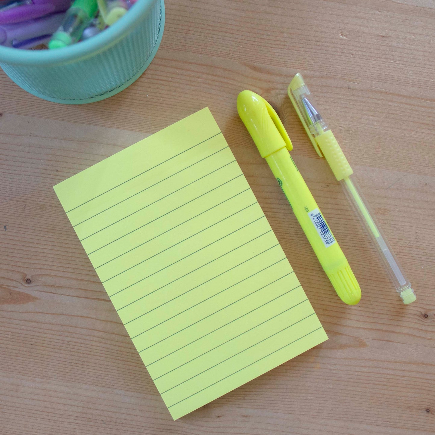 Sticky Notes 100 folhas (101x152mm) Pautado Amarelo