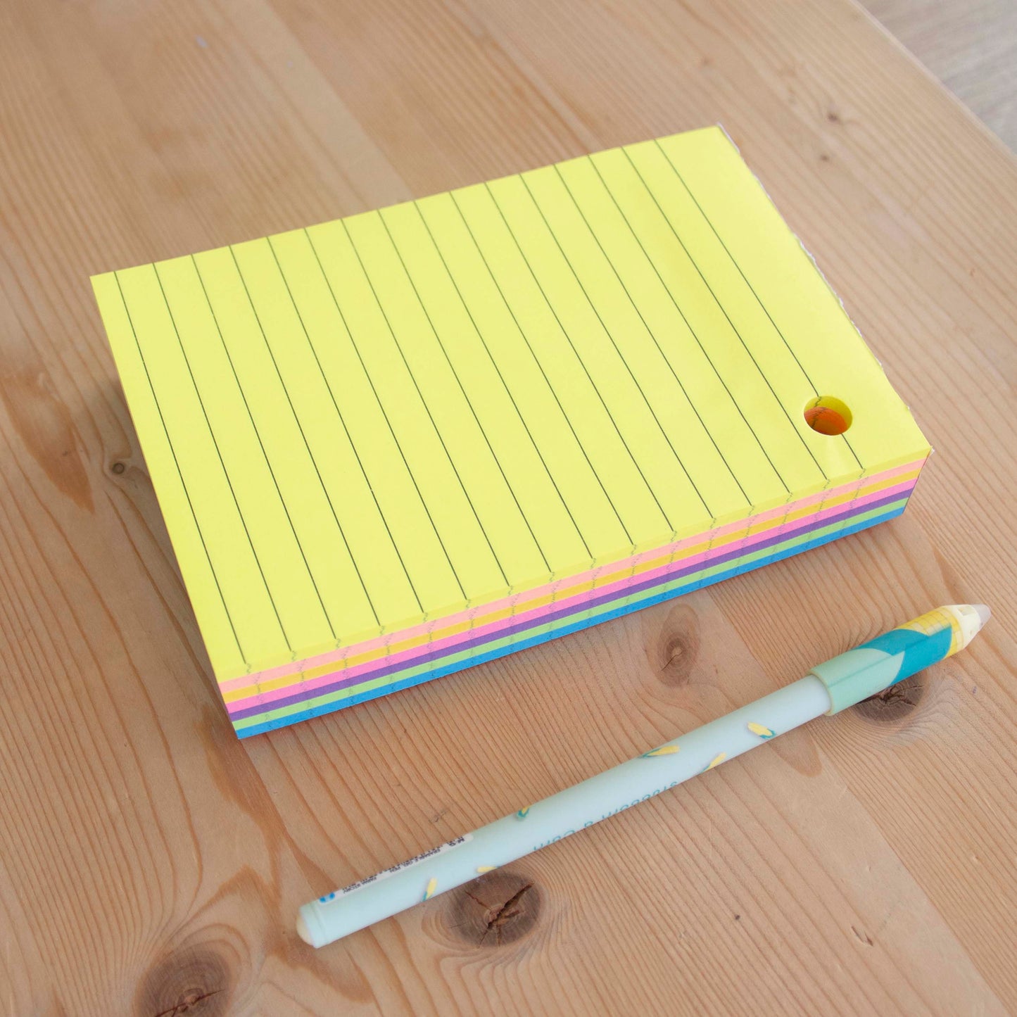 Sticky Notes 280 folhas (100x150mm) Pautado Colorido