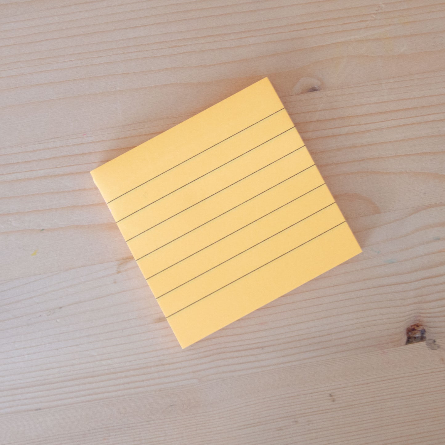 Sticky Notes 80 folhas (76x76 mm) Pautado Laranja