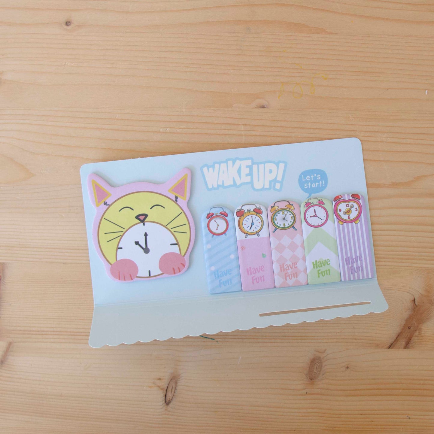 Sticky Notes Wake Up Azul