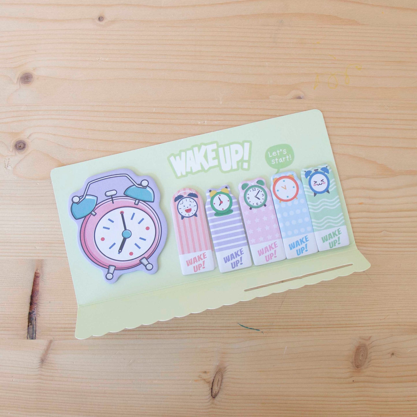 Sticky Notes Wake Up Verde