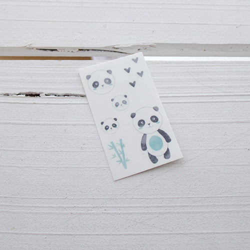 Tatuagem 5 x 9 cm para crianças Panda