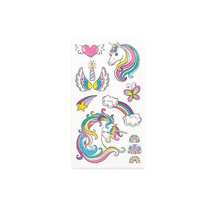 Tatuagem 6 x 10 cm para crianças Unicórnio