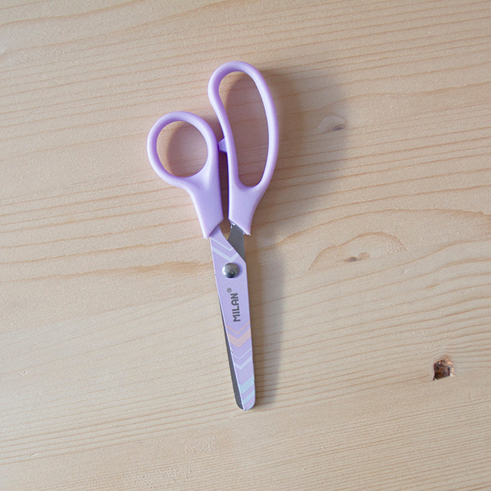 Tesoura Milan Pastel Lilás 13,4 cm