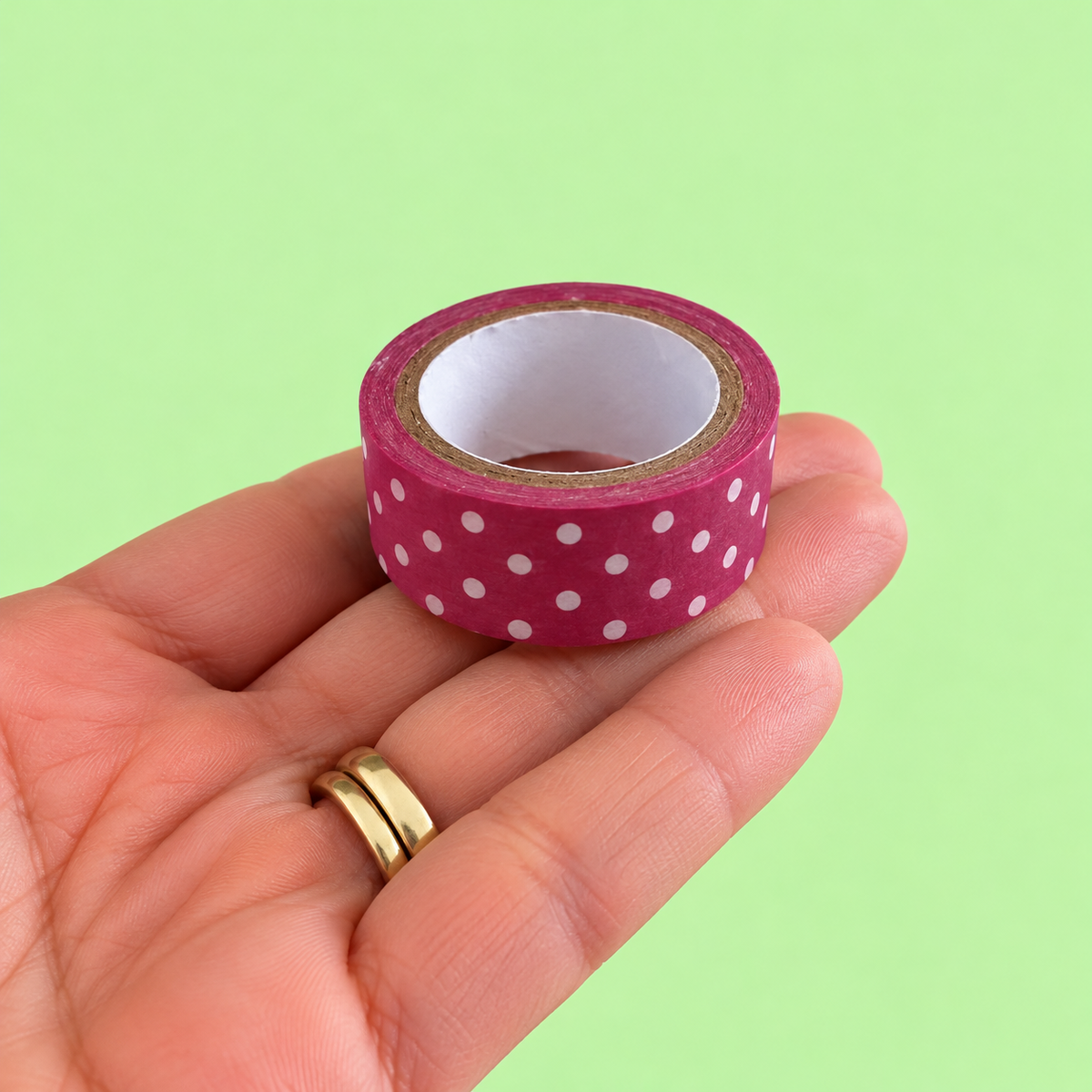 Washi Tape (15mm x 5m) Funny BURGUNDY