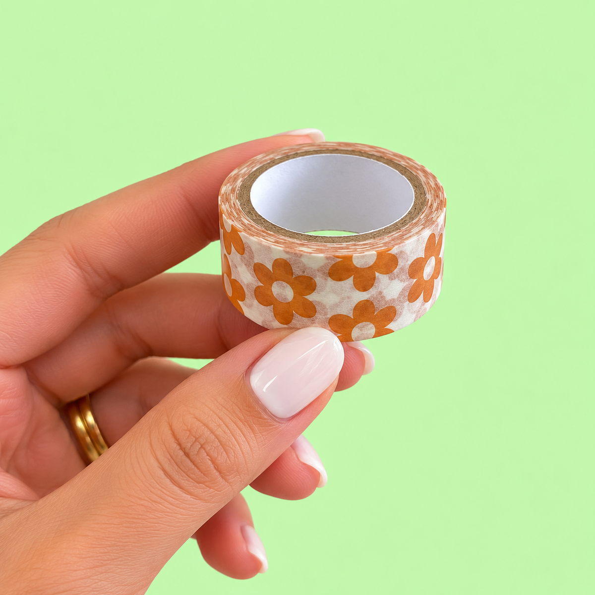 Washi Tape (15mm x 5m) Funny FLORES